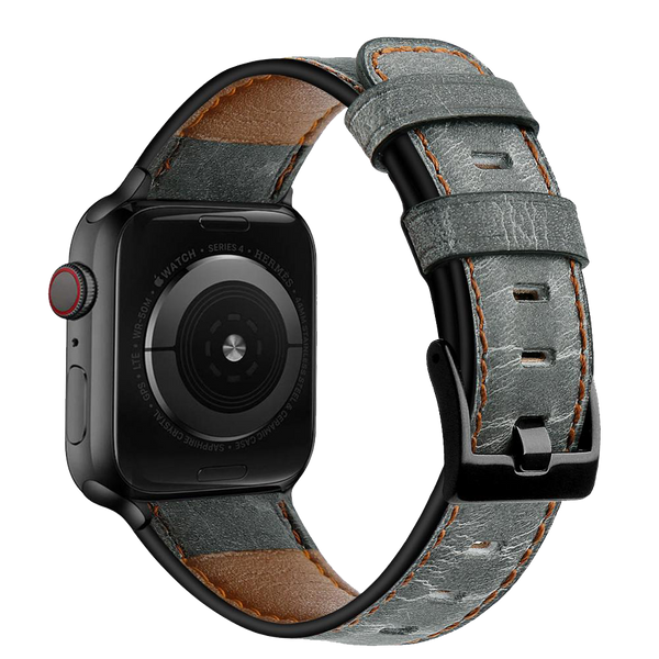 Strap for Apple watch band 45mm 41mm 44mm 40mm 42mm 38mm Retro Cow Leather watchband iWatch bracelet correa iwatch 5 4 3 SE 6 7