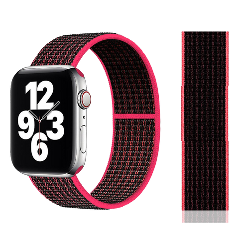 Nylon Strap for Apple watch series 7 band smartwatch