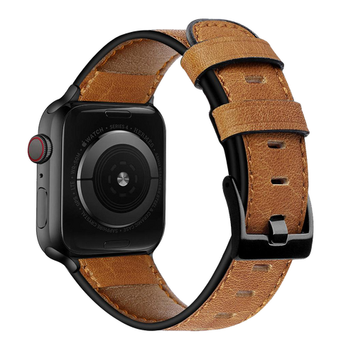 Strap for Apple watch band 45mm 41mm 44mm 40mm 42mm 38mm Retro Cow Leather watchband iWatch bracelet correa iwatch 5 4 3 SE 6 7