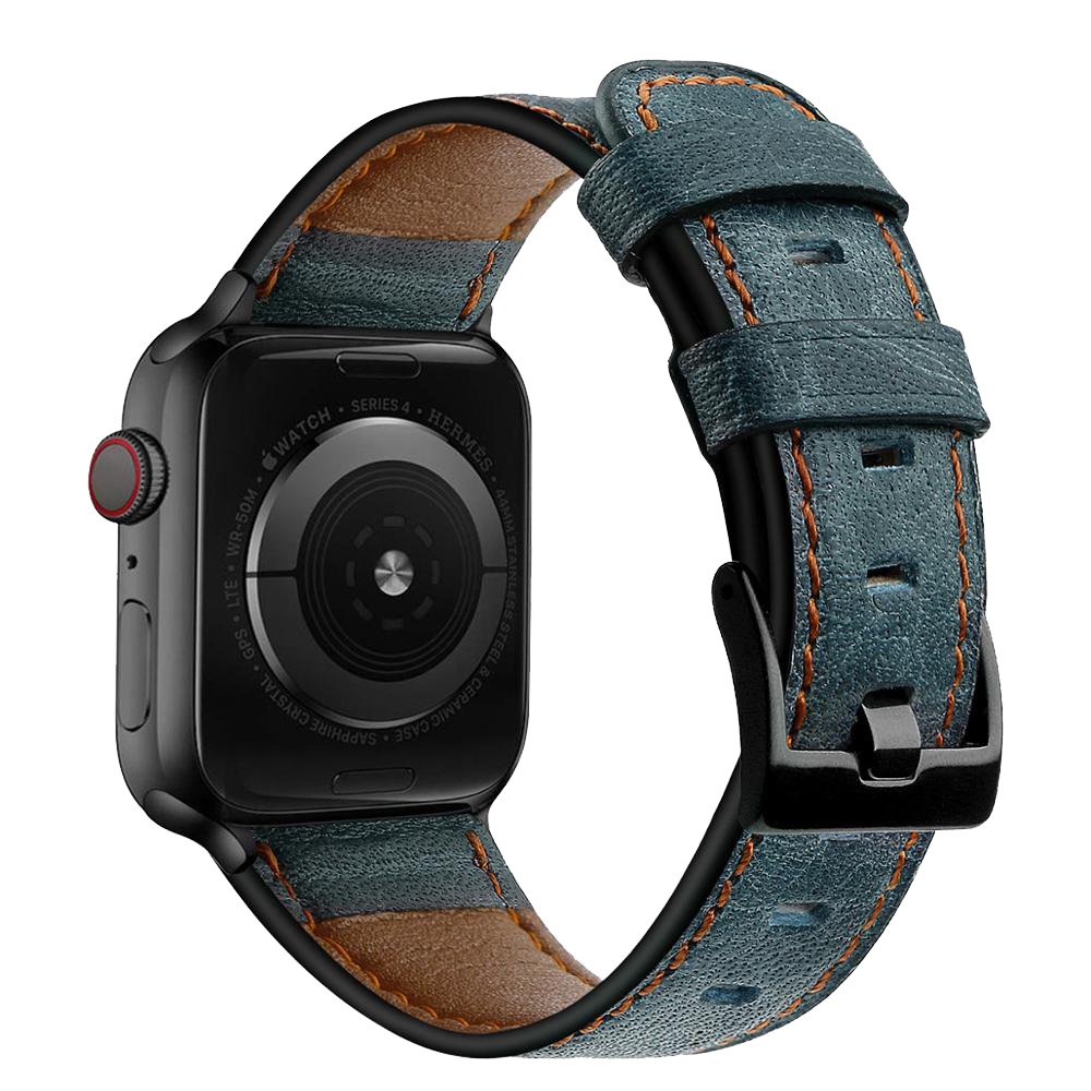 Strap for Apple watch band 45mm 41mm 44mm 40mm 42mm 38mm Retro Cow Leather watchband iWatch bracelet correa iwatch 5 4 3 SE 6 7