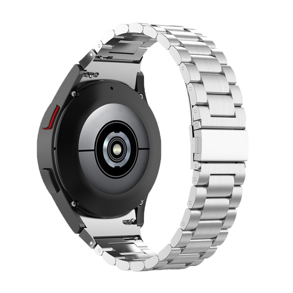 Samsung Galaxy Stainless Steel Band for Watch 4 Wrist Strap Curved end Metal Bracelet